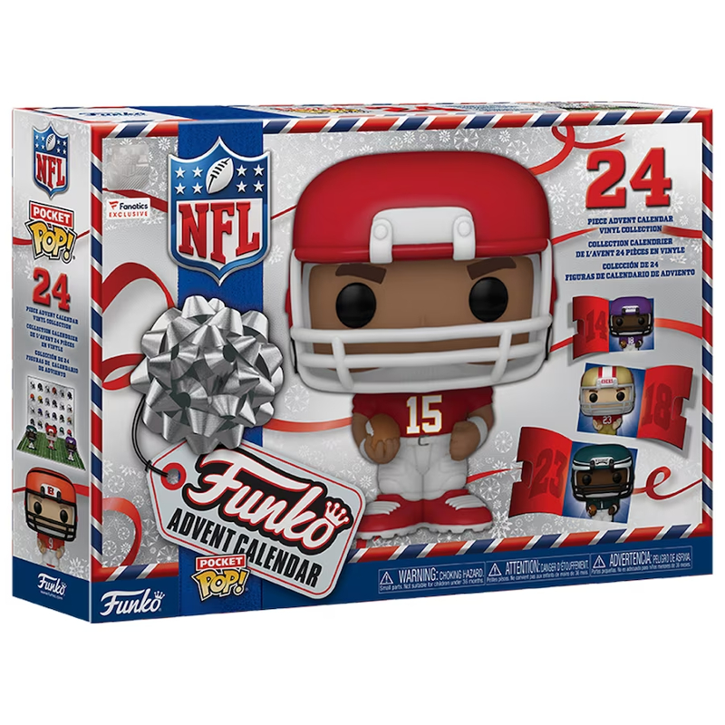 Funko Pop! Calendar Advent NFL Football 24 Pecas Original Moça do Pop