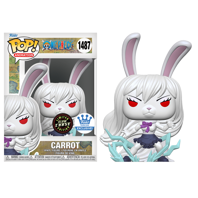 Funko Pop! Animation One Piece Carrot 1487 Exclusivo Glow Chase
