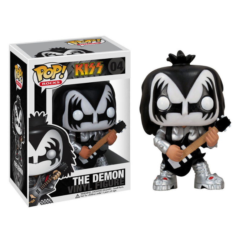 Funko Pop! Rocks Kiss The Demon 04 Original Colecionavel - Moça do
