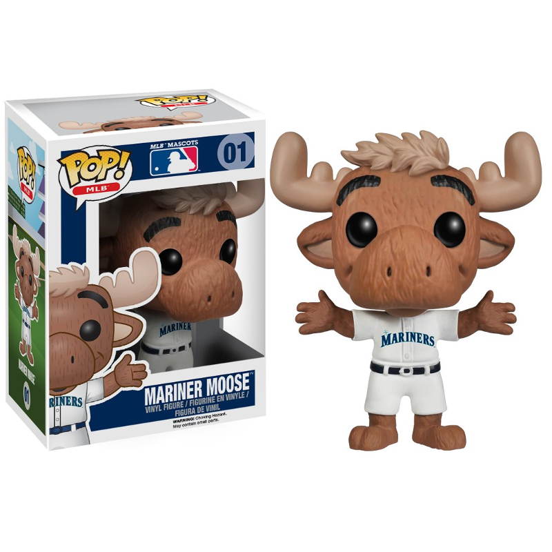 Funko Pop! MLB Mascots Mariner Moose 01 Original Colecionavel