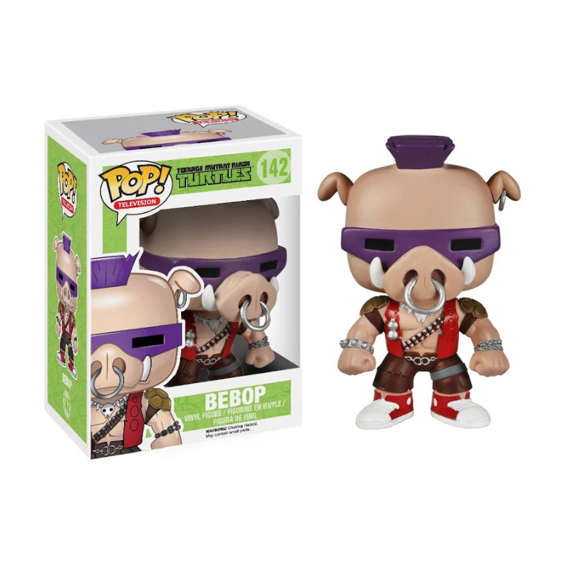 Funko Pop! Television Turtles Bebop 142 Original Colecionavel