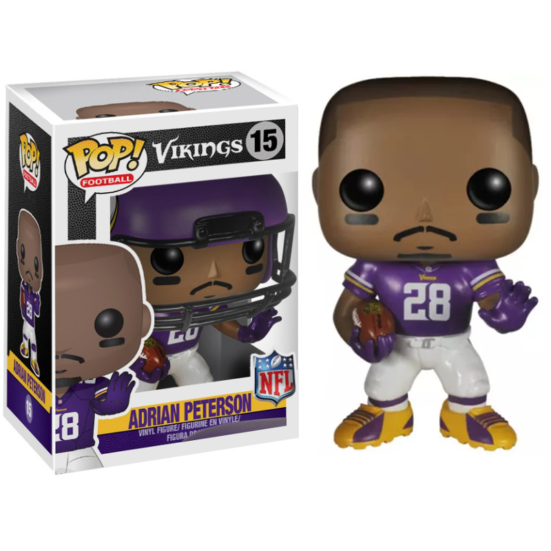 Funko Pop! Football NFL Vikings Adrian Peterson 15 Original - Moça