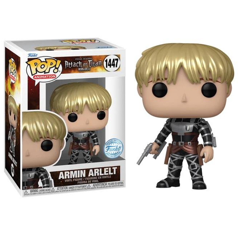 Funko Pop! Animation Attack On Titan Armin Arlelt 1447 Exclusivo Metallic