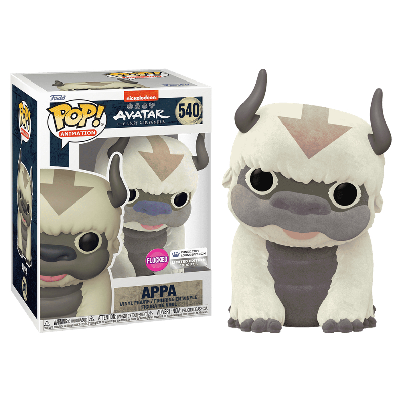 Funko Pop! Avatar The Last Airbander Appa 540 Exclusivo Funko Pop! Avatar The Last Airbander Appa 540 Exclusivo