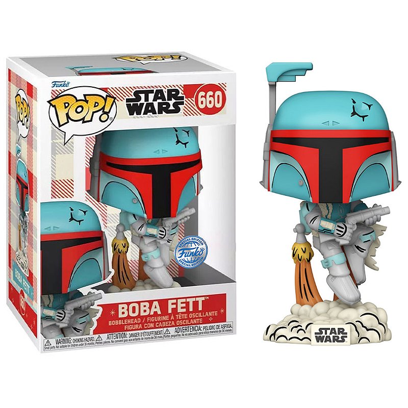 Funko Pop! Star Wars Boba Fett 660 Exclusivo Original Colecionavel