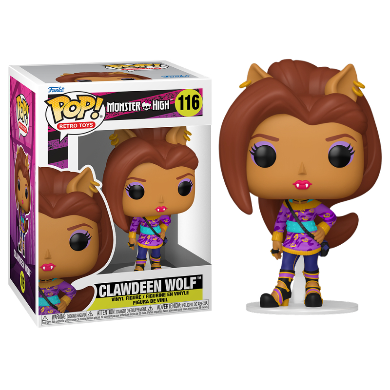 Funko Pop! Retro Toys Monster High Clawdeen Wolf 116