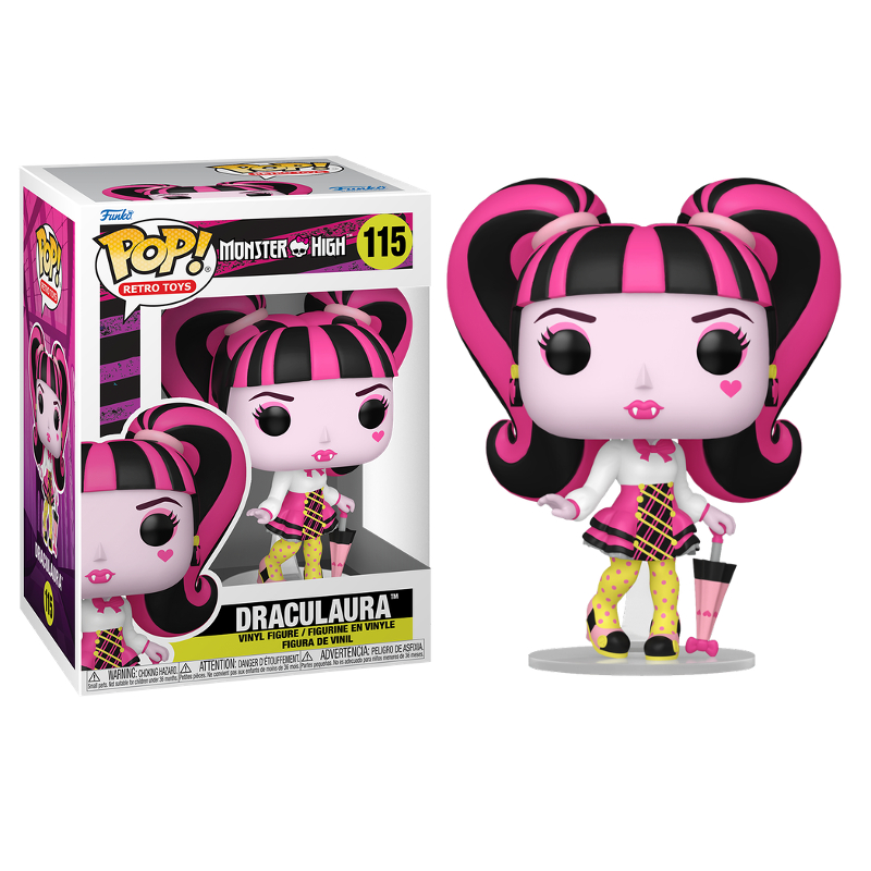 Funko Pop! Retro Toys Monster High Draculaura 115 Original - Moça