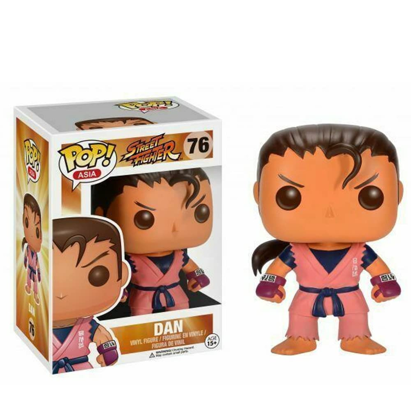 Funko Pop! Asia Street Fighter Dan 76 Original Colecionavel - Moça