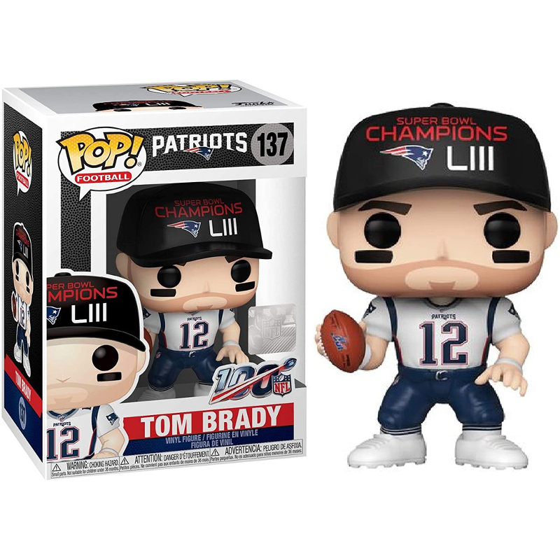 NFL Patriots Tom Brady (Super Bowl Champions LIII) Funko Pop