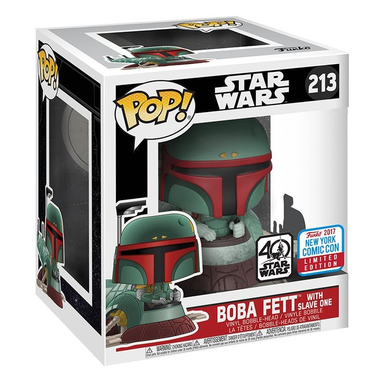 Funko POP ♯213 ボバフェットwith スレイブワン　限定品 Funko Pop Star Wars 213 Boba Fett w/Slave One | Amazon.com.br