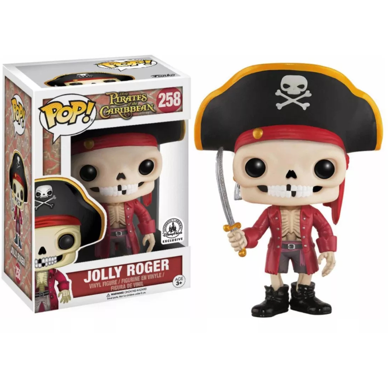 Funko Pop! Pirates Caribean Jolly Roger 258 Exclusivo Original