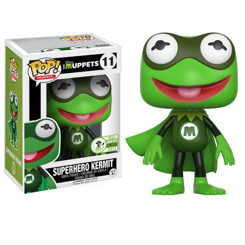 Funko Pop! Muppets Superhero Kermit 11 Exclusivo Original - Moça