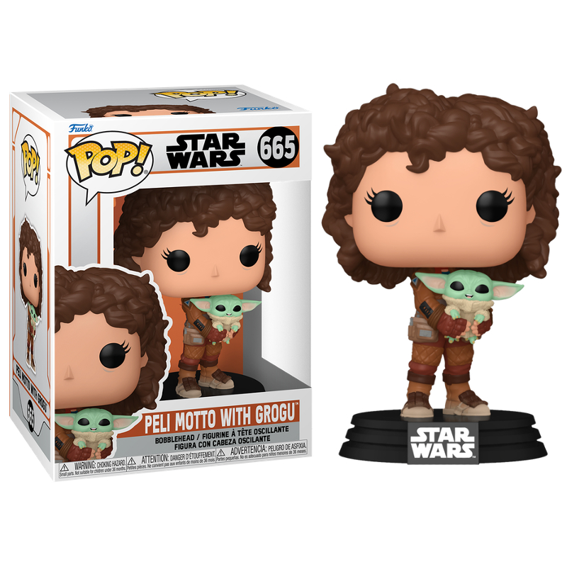 Funko Pop! Television Star Wars Peli Motto with Grogu 665 Original