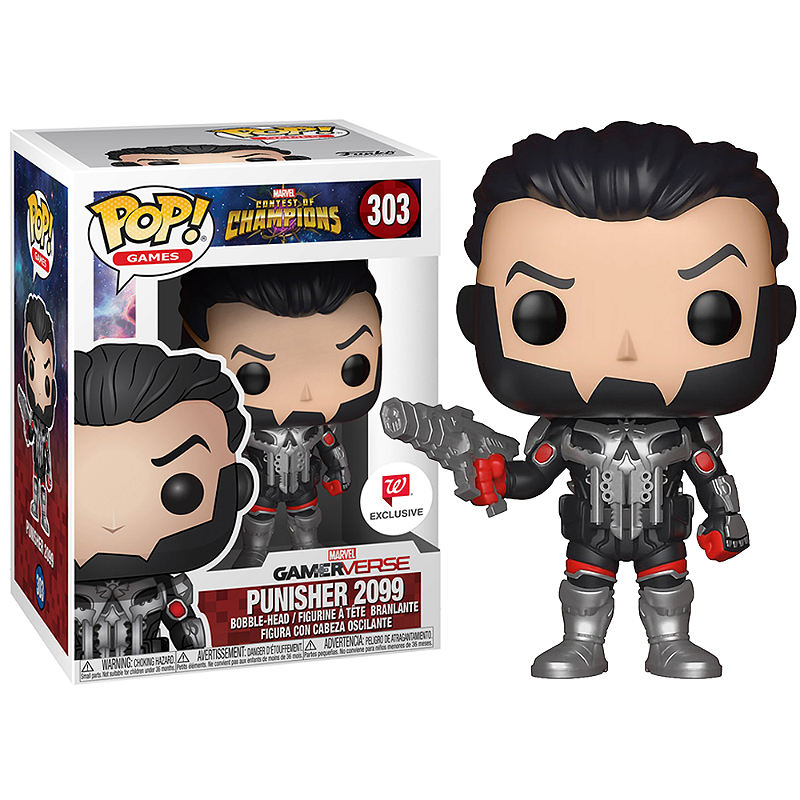 パニッシャー　Funko Pop! Marvel フィギュアセット　9種類 Funko Pop! Games Marvel Punisher 2099 303 Exclusivo Original