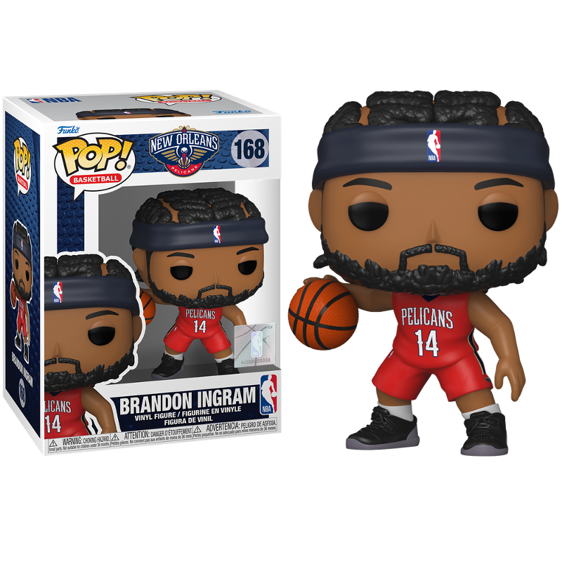 Funko Pop! Brandon Ingram サイン入り フィギュア Funko Pop! Basketball Brandon Ingram 168 Exclusivo Original