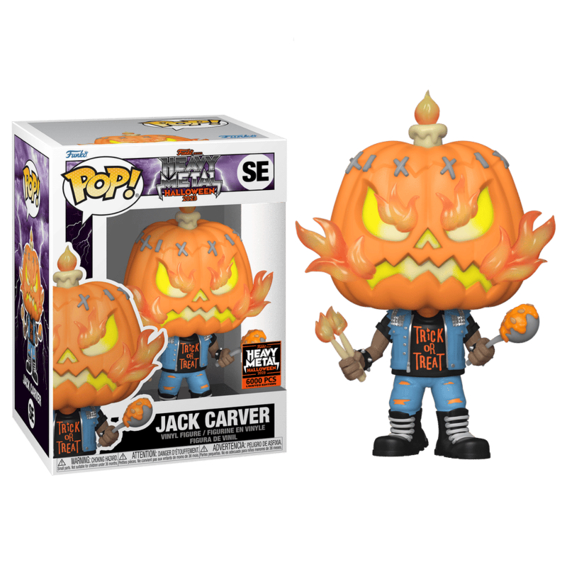 Funko Pop! Metal Helloween Jack Carver SE Exclusivo Original