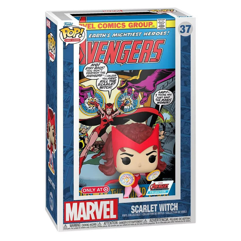 Funko Pop! Comic Covers Marvel Scarlet Witch 37 Exclusivo Original