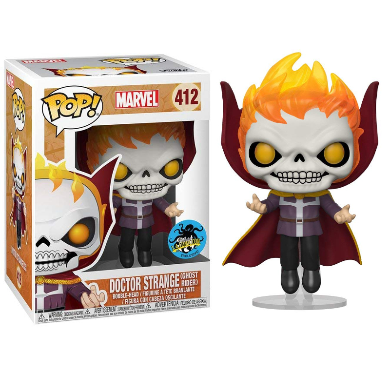 Funko Pop! Marvel Doctor Strange Ghost Rider 412 Exclusivo