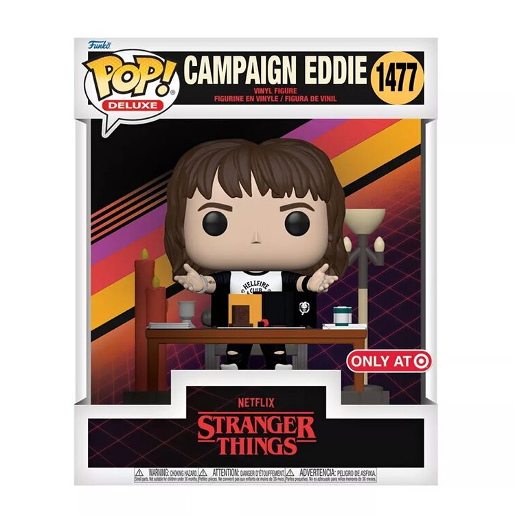 ストレンジャーシングス funko pop Pop! Deluxe エディ Funko Pop! Deluxe Stranger Things Campaign Eddie 1477 Exclusivo