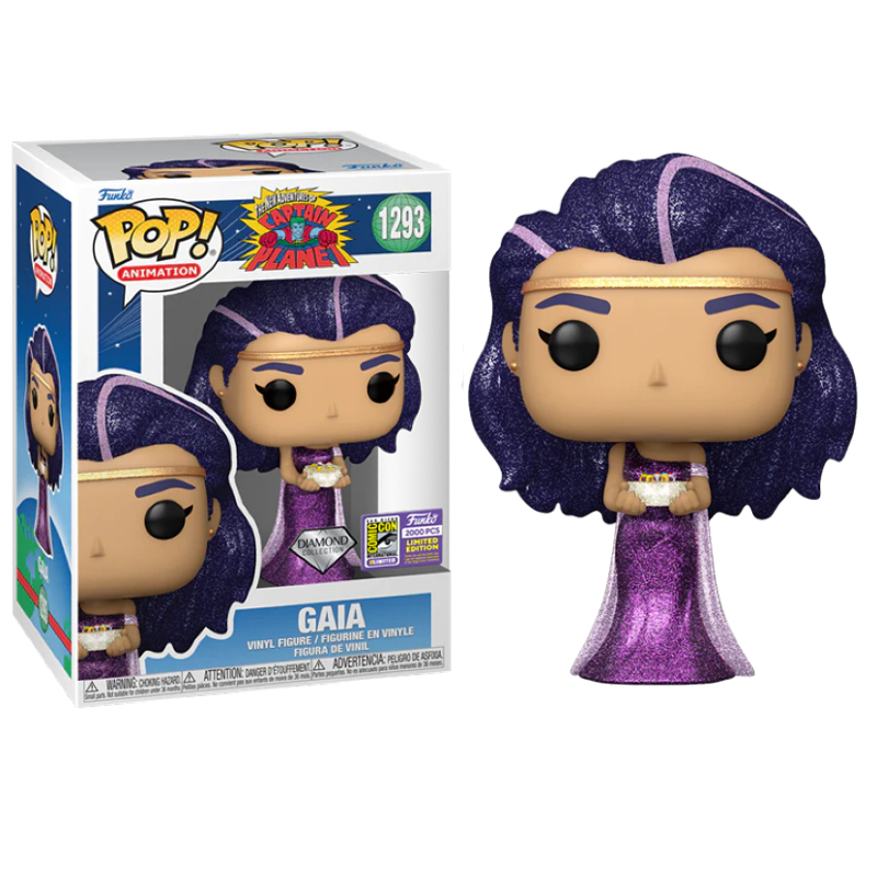 Funko Pop! Animation Captain Planet Gaia 1293 Exclusivo Diamond