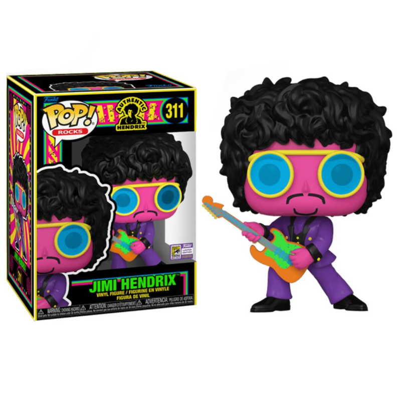 Funko Pop! Rocks Jimi Hendrix 311 Exclusivo Original Colecionavel