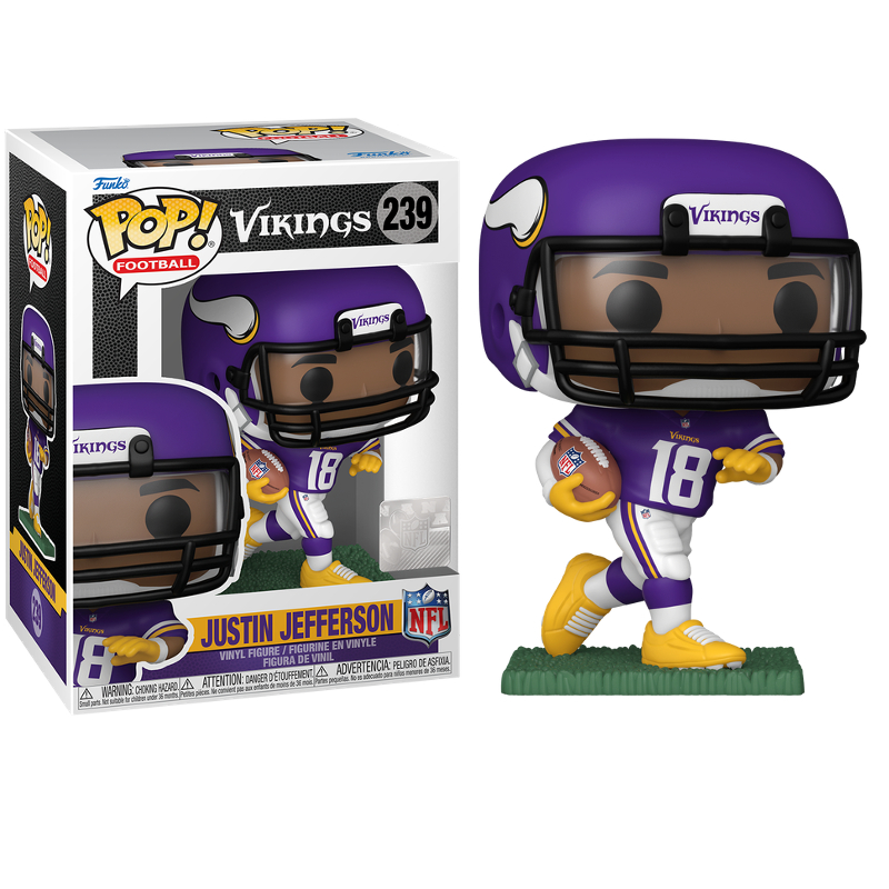Funko Pop! Football Vikings Justin Jefferson 239 Exclusivo