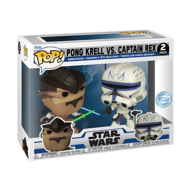 激レア！！超特価！！ Funko スターウォーズ ポンクレル vs レックス Funko Pop! Star Wars: Pong Krell vs Captain Rex Pacote com 2