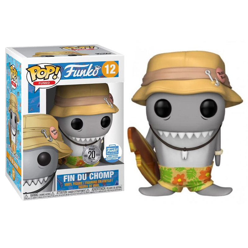 Funko Pop! Funko Fin Du Chomp 12 Exclusivo Original Colecionavel