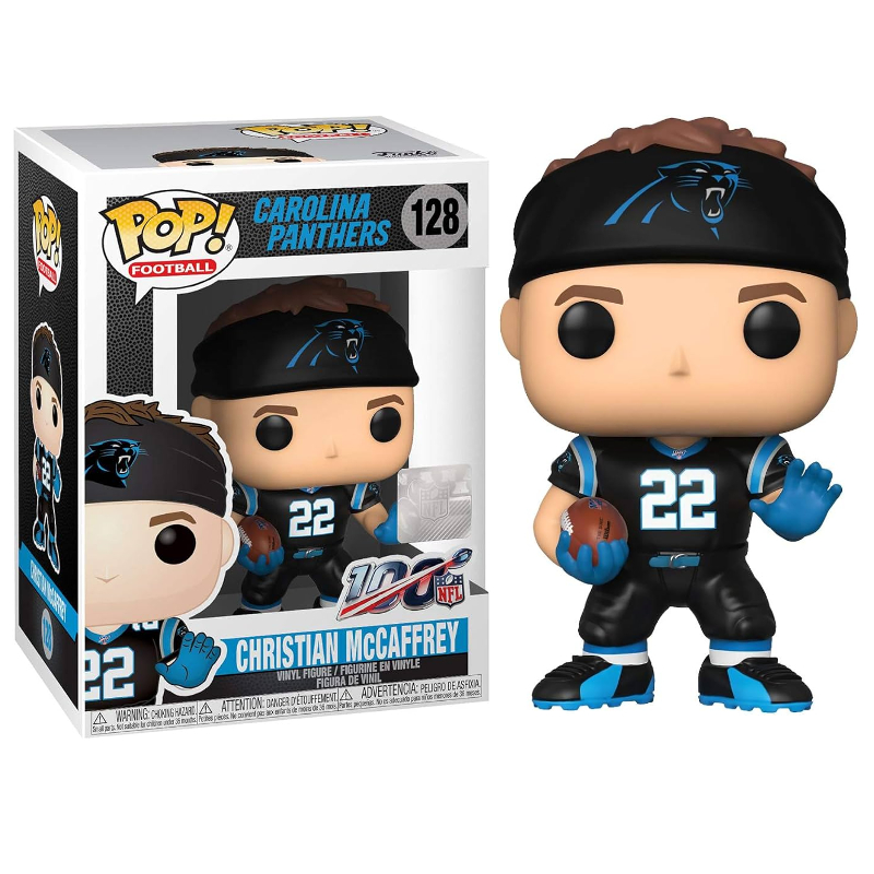 Funko Pop! Carolina Panthers Christian Mccaffrey 128 Exclusivo NFL