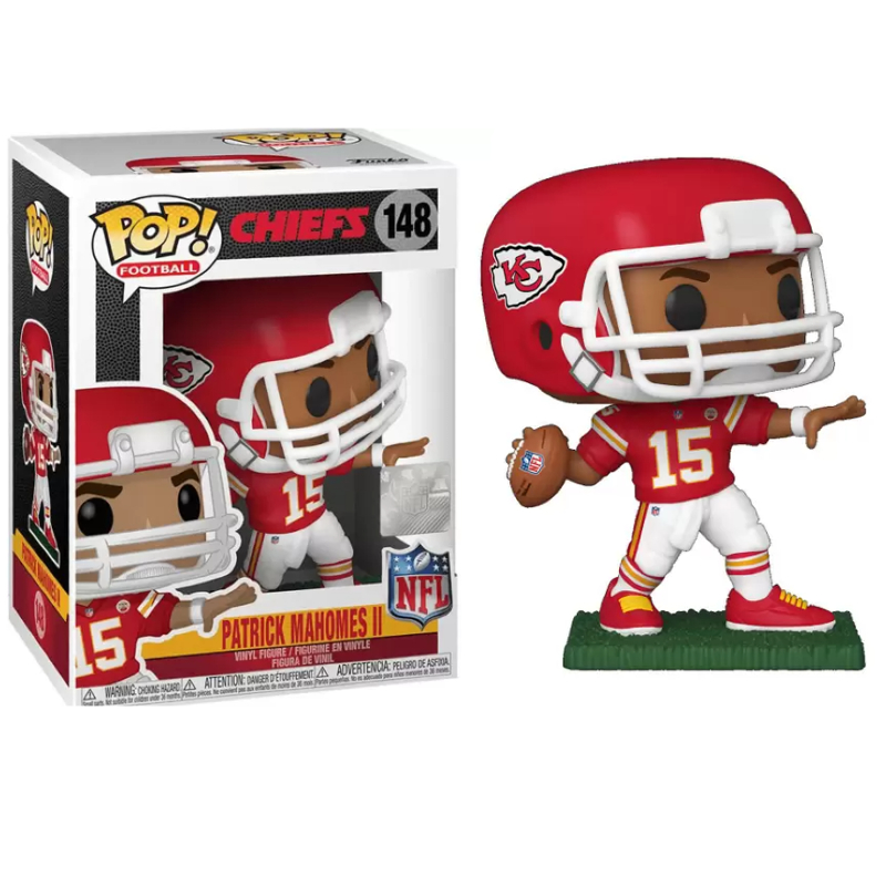 未開封 Funko Pop ファンコ マホームズ Mas NFL 限定 Funko POP! NFL: Patrick Mahomes II (Chiefs),Multi : Amazon.com.br