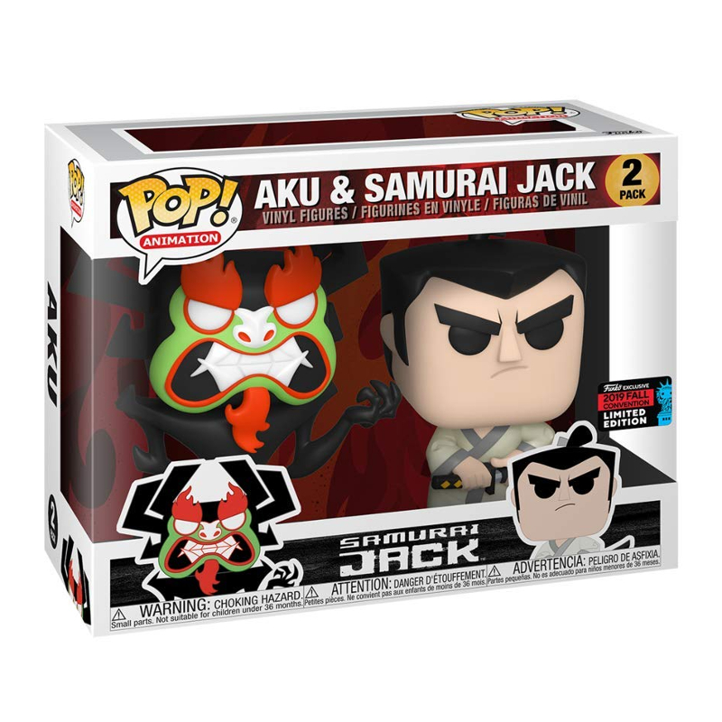 SAMU サミュ X AKINA アキナ ポイントパック 1箱100枚入 X2箱 Funko Pop! Animation Aku & Samurai Jack 2 Pack Exclusivo Original