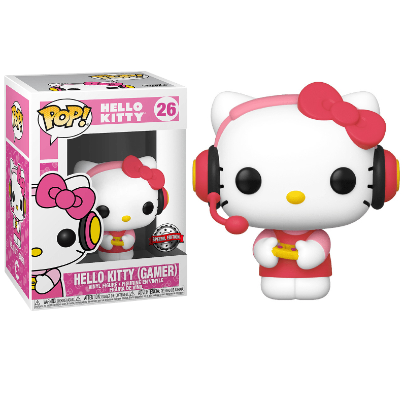 Hello Kitty Popteen コラボアイテム Funko Pop! Hello Kitty Gamer 26 Exclusivo Original Colecionavel