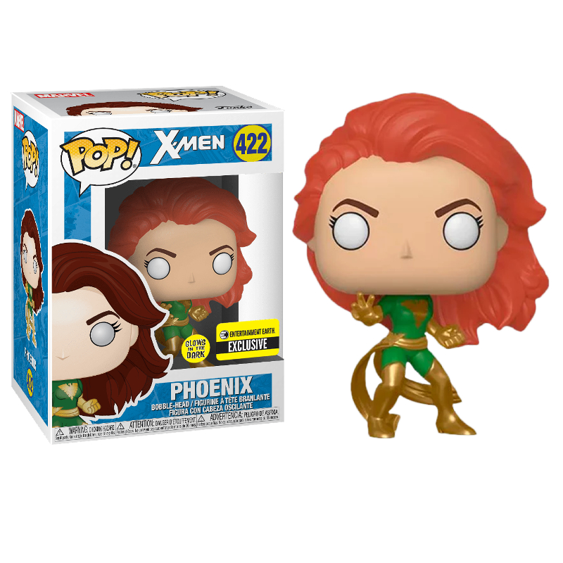 Funko Pop! Marvel X-Men Phoenix 422 Exclusivo Glow Original - Moça