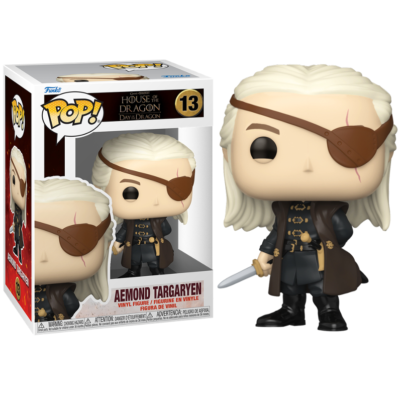 Funko Pop! Television House Of The Dragon / A Casa do Dragão Aemond Targaryen 13