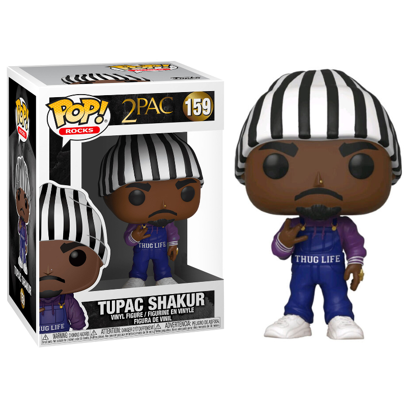即納！最大半額！ 2Pac Rocks Pop! Funko Tupac Colecionavel Original 159 Shakur アメコミ