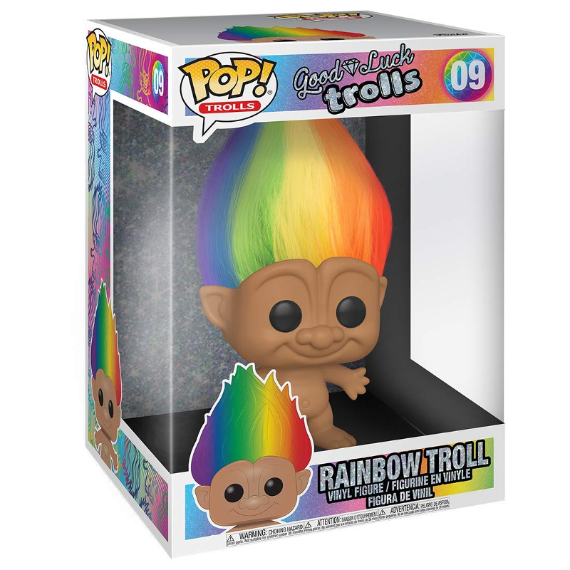 Funko Pop! Trolls Rainbow Troll 09 Original Colecionavel - Moça do