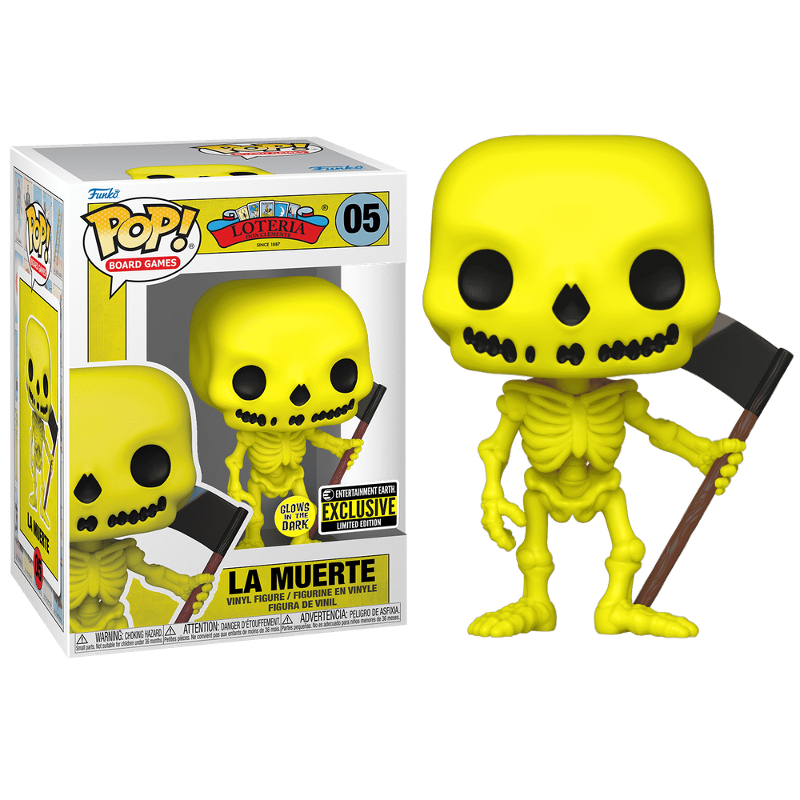 Funko Pop! Ad Icons Board Games Loteria La Muerte 05 Exclusivo Glow