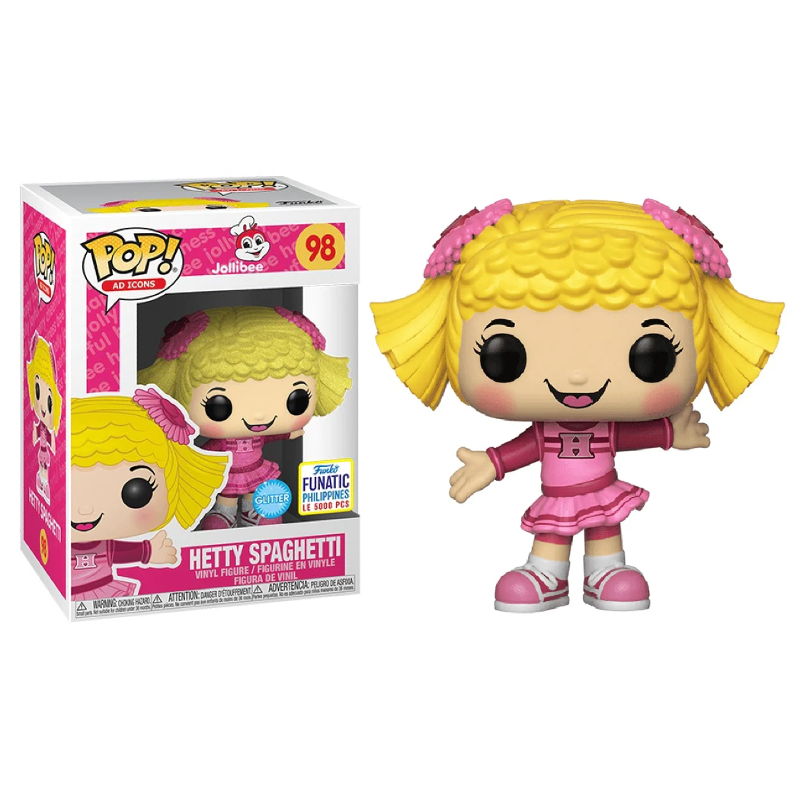Funko Pop! Ad Icons Jollibee Hetty Spaghetti 98 Exclusivo Glitter