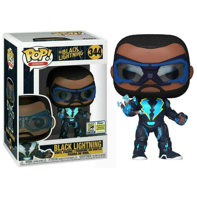 Funko Pop! Heroes DC Black Lightning 344 Exclusivo Original - Moça