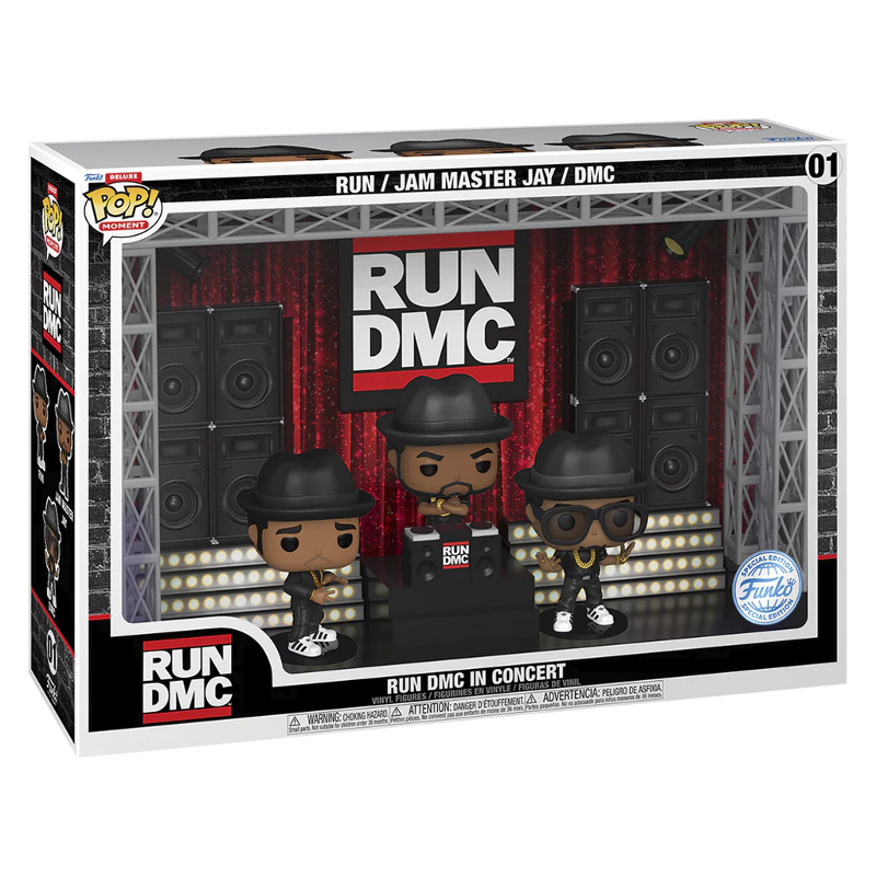 RUN DMC フィギュアセット JAY RUN DMC Funko Pop! Run DMC In Concert Run Jam Master Jay DMC 01 Exclusivo