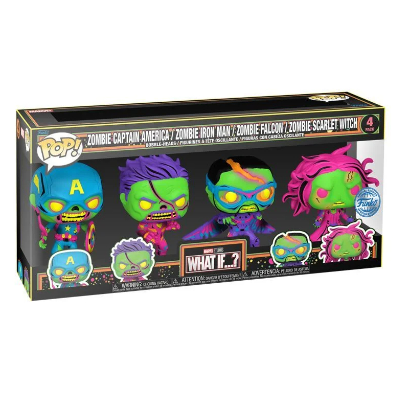 Marvel Funko Pop フィギュアセット 4体 Funko Pop! Marvel What If? 4 Pack Exclusivo Original