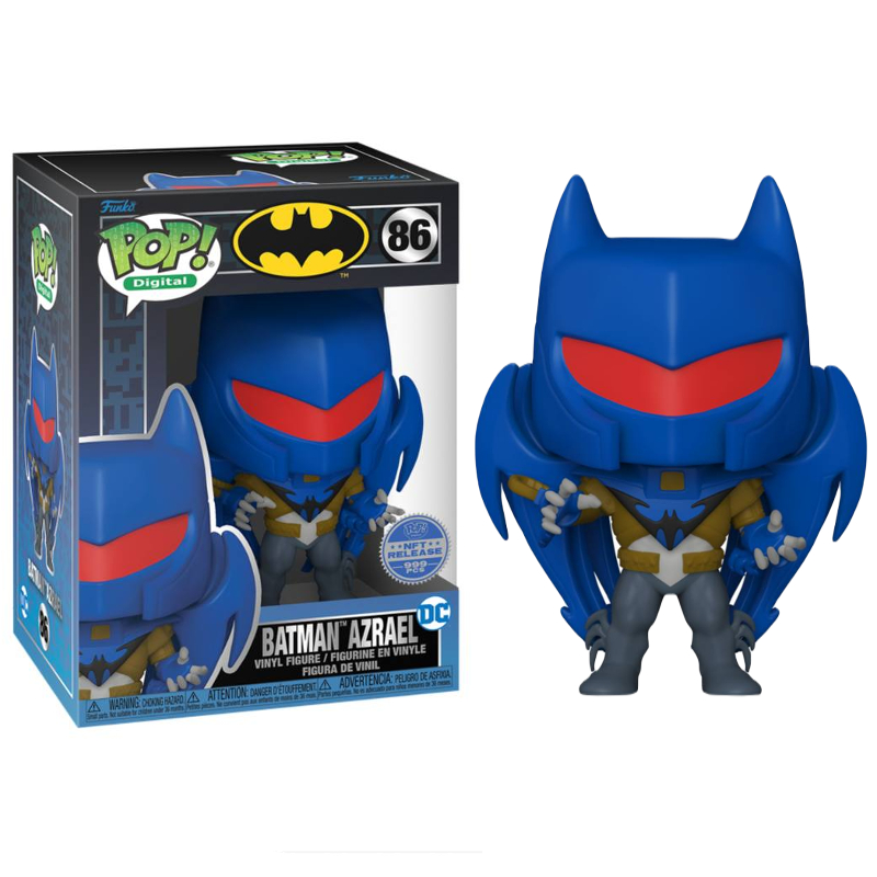 Funko Pop! Digital NFT Batman Azrael 86 Exclusivo Original - Moça