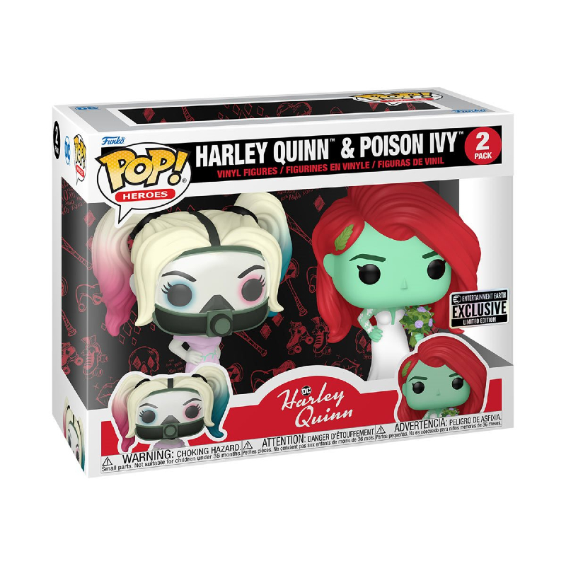 Funko Pop! Heroes Harley Quinn And Poison Ivy 2 Pack Exclusivo