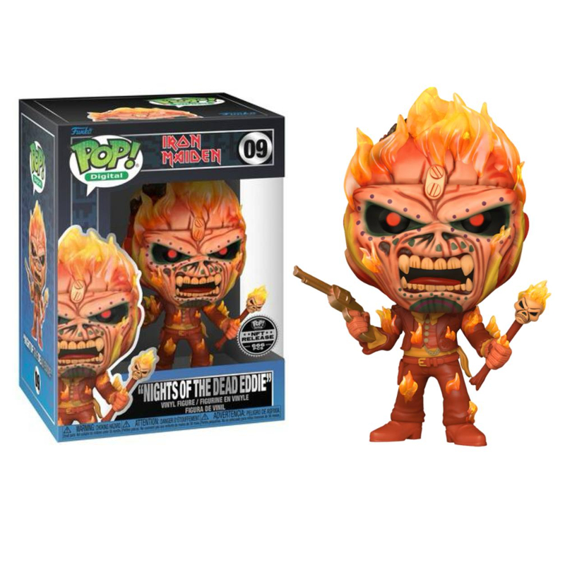Funko Pop! Digital NFT Iron Maiden Nights Of The Dead Eddie
