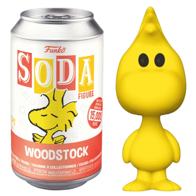 Funko Soda! Animation Peanuts Snoopy Woodstock Original Moça do Pop