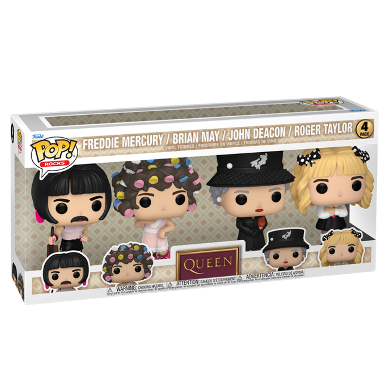 ★新品未開封 Funko POP! Rocks Queen 4体セット Funko Pop! Rocks Queen Freddie Mercury 4 Pack Exclusivo Original