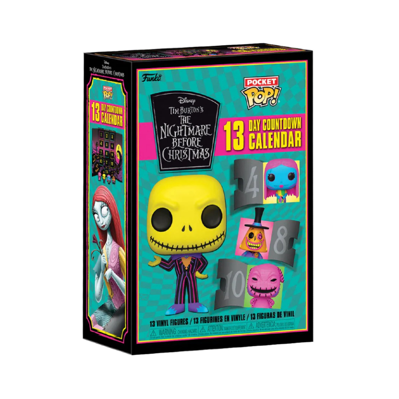 Funko Pop! Calendario Advento O Estranho Mundo de Jack 13 Pcs Blacklight
