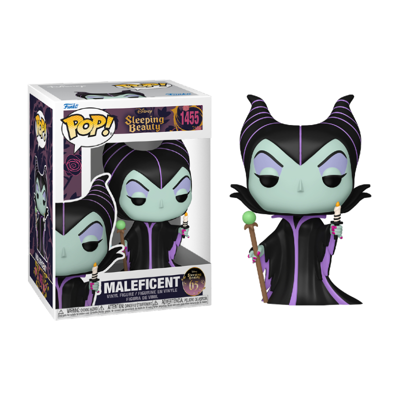 Funko Pop! Disney A Bela Adormecida Villains Malévola Maleficent 1455