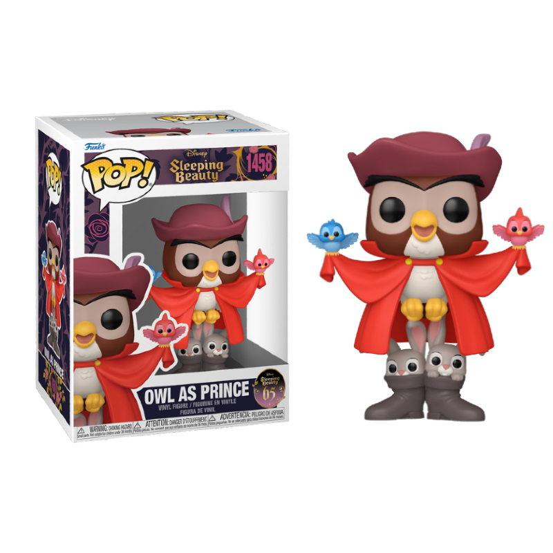 Funko Pop! Disney A Bela Adormecida Owl as Prince 1458 Original