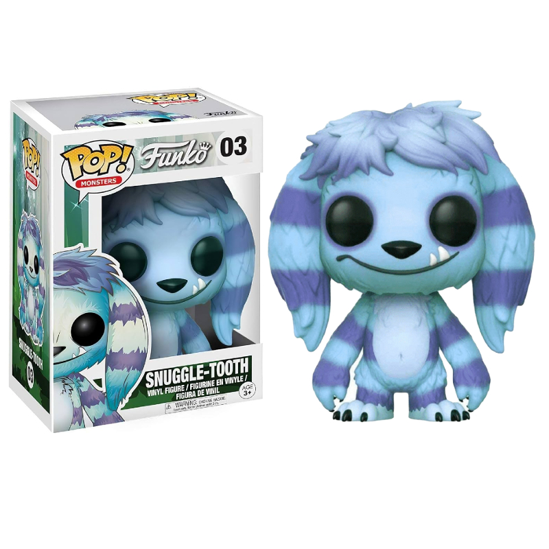 Funko Pop! Monsters Snuggle-Tooth 03 Original Colecionavel - Moça